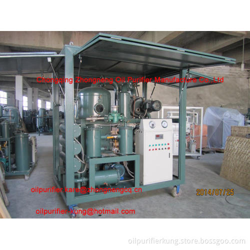 Mobile Insulation Oil Purification machine with Single-Axle for Power Station Service